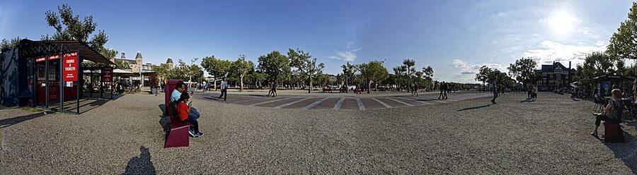 Museumplein Amsterdam panorama near AMAZE