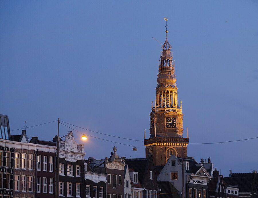 Oude Kerk tower Amsterdam