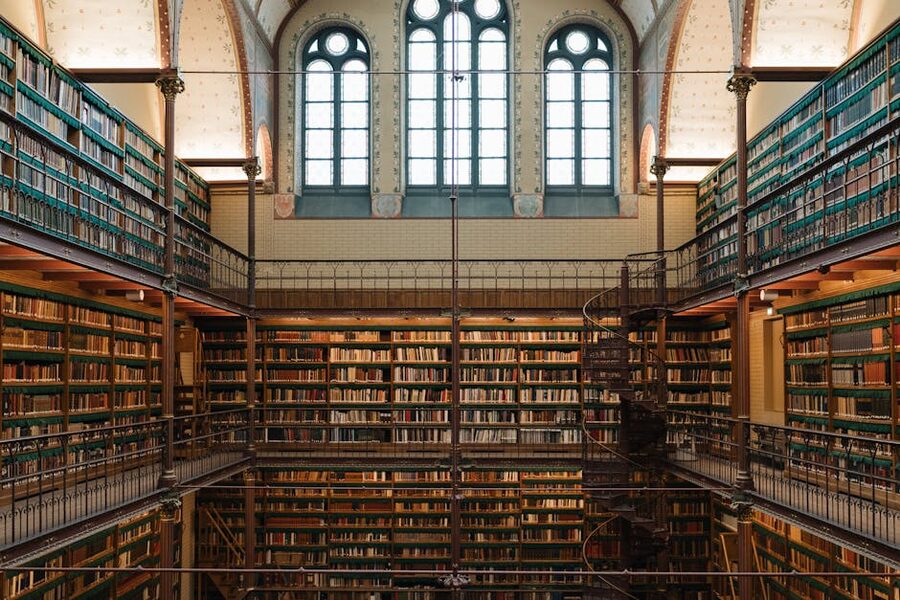 Cuypers Library interior view Rijksmuseum