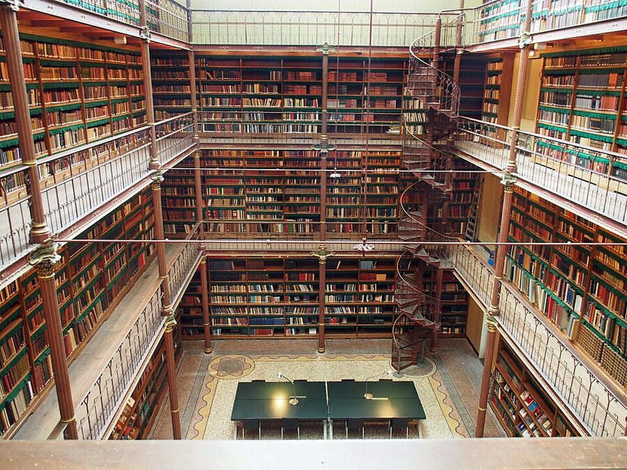 Cuypers Library spiral staircase Rijksmuseum Amsterdam