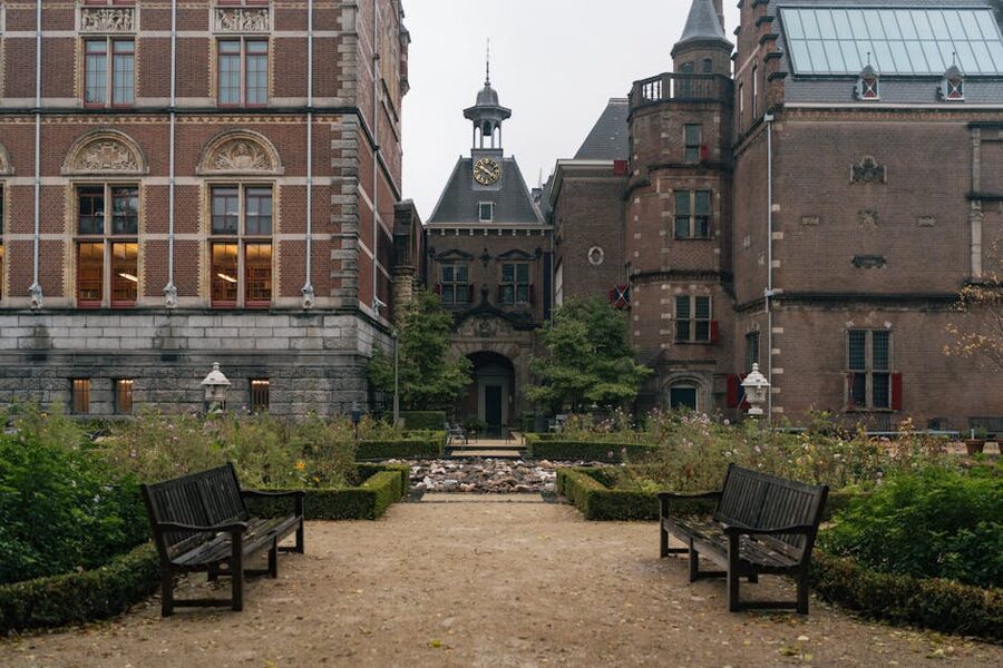 Rijksmuseum garden Amsterdam