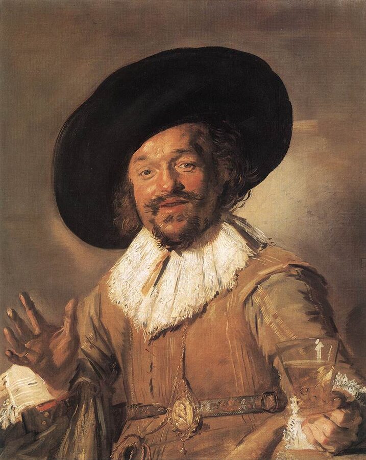 The Merry Drinker by Frans Hals at the Rijksmuseum