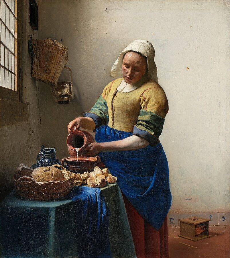 The Milkmaid by Johannes Vermeer at the Rijksmuseum