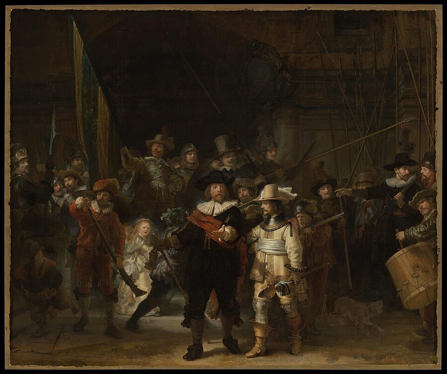 The Night Watch by Rembrandt 1642 at Rijksmuseum