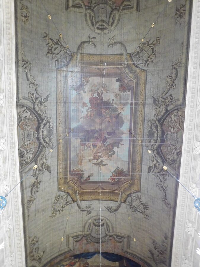 Royal Palace Amsterdam decorated reception room