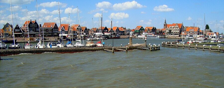 Volendam harbour Netherlands