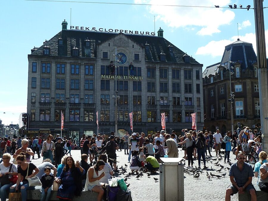 Peek and Cloppenburg building hosting Madame Tussauds Amsterdam