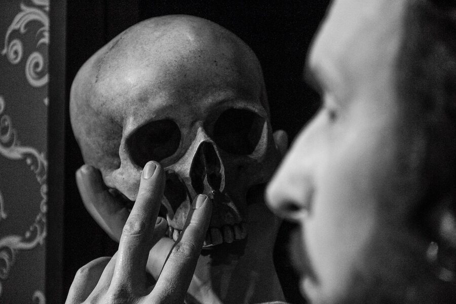 Wax figure hand and finger detail close up
