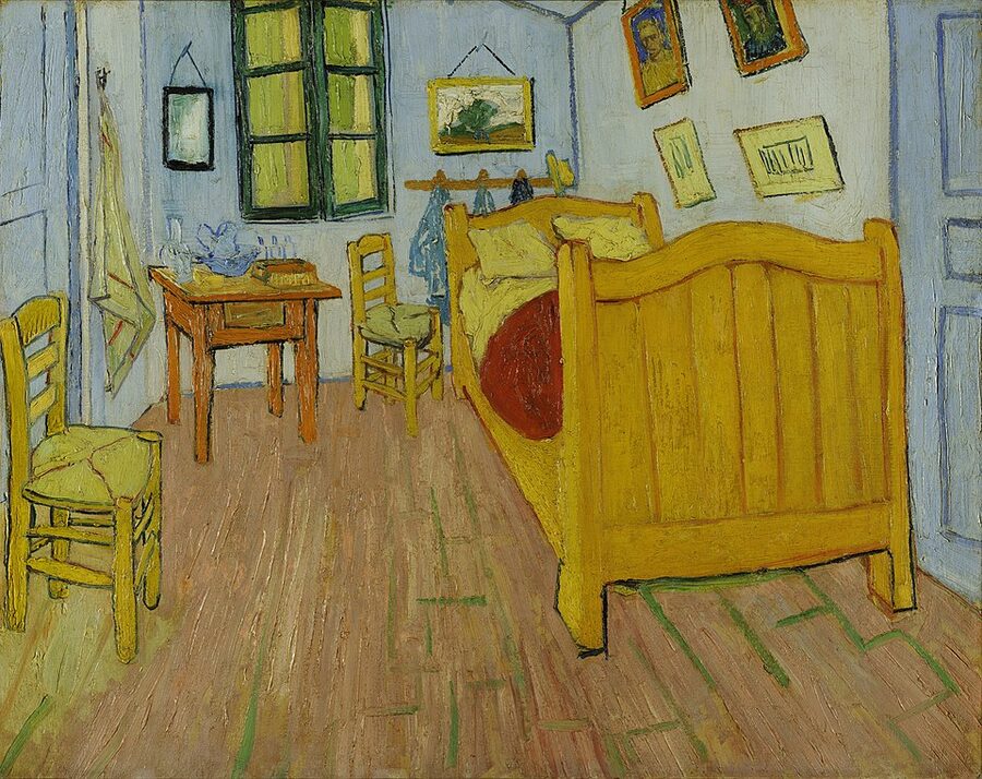 The Bedroom (1888) by Vincent van Gogh