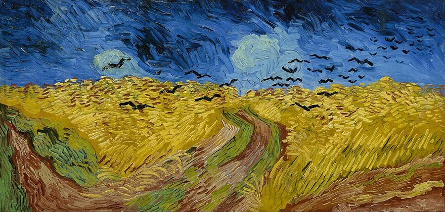 Wheatfield with Crows by Vincent van Gogh, July 1890