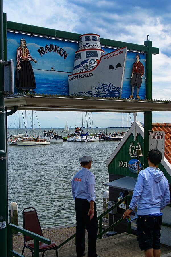 The Volendam-Marken Express ferry at the harbour
