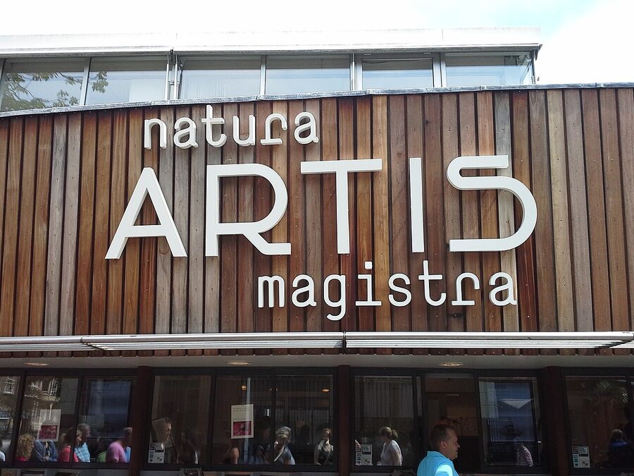 ARTIS Royal Zoo entrance gate Amsterdam