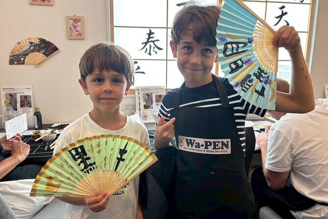 AsakusaJapanese Calligraphy & Make your original folding fan! - The Experience and Overall Value