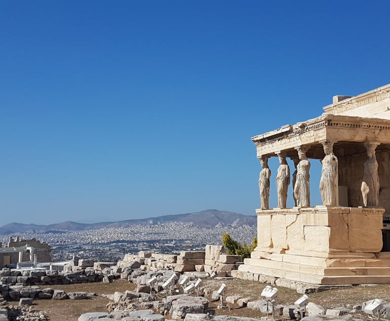 Erechtheion Caryatids on the Acropolis Athens