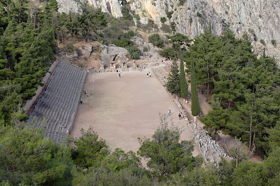 Stadium of the Pythian Games Delphi