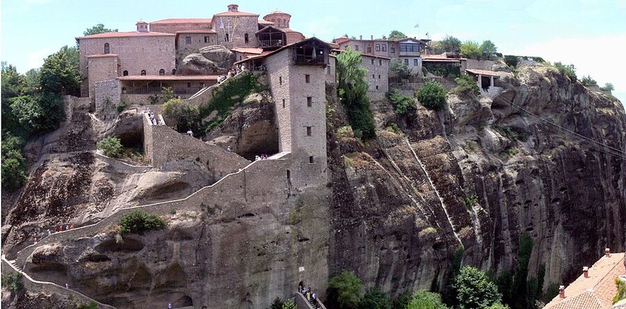 Megalo Meteoro Great Meteoron panorama Meteora