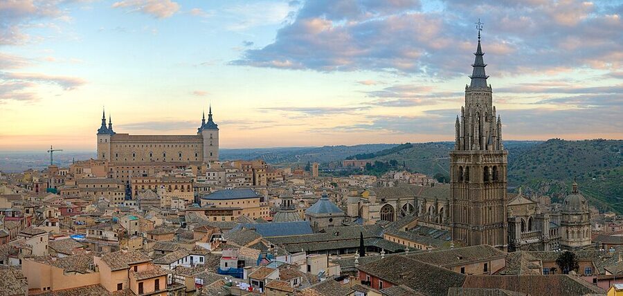 Toledo skyline panorama Spain