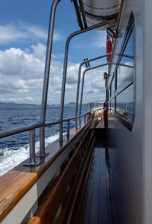 Netos de Jose Augusto whale watching boat off Sao Miguel