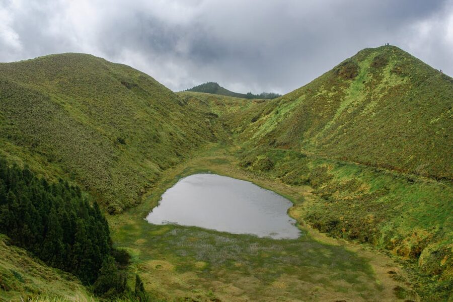 Sete Cidades crater lakes Sao Miguel Azores