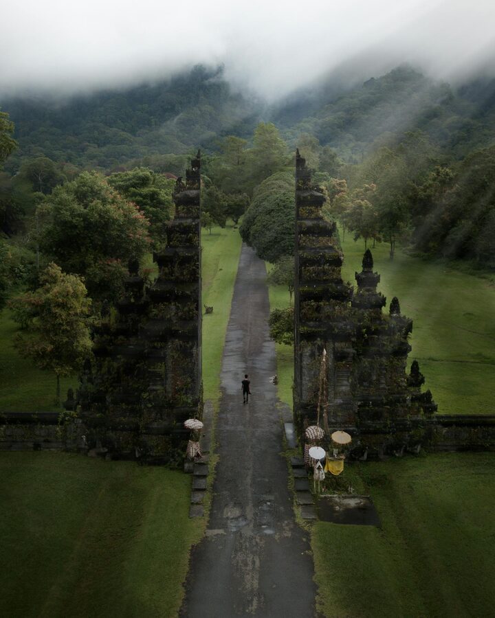 Bali beach scenic view