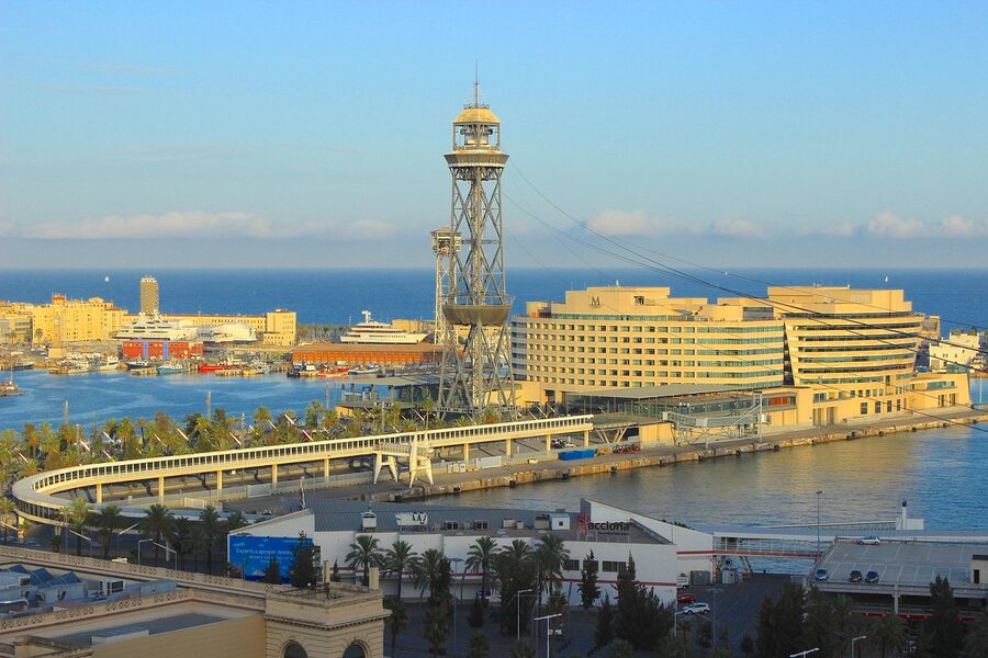 Yachts at Port Vell Barcelona