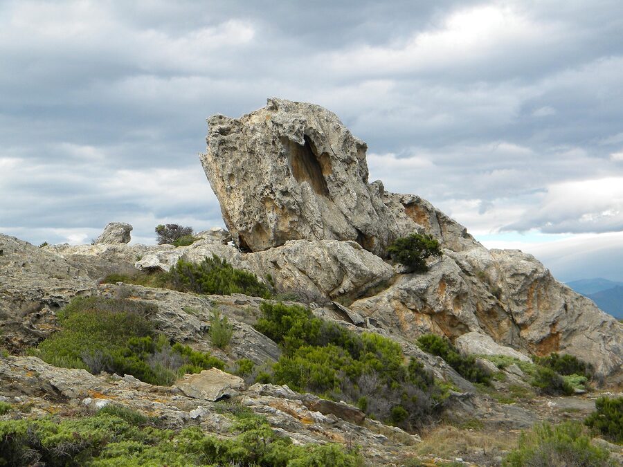 Rocky coastline at Cap de Creus natural park