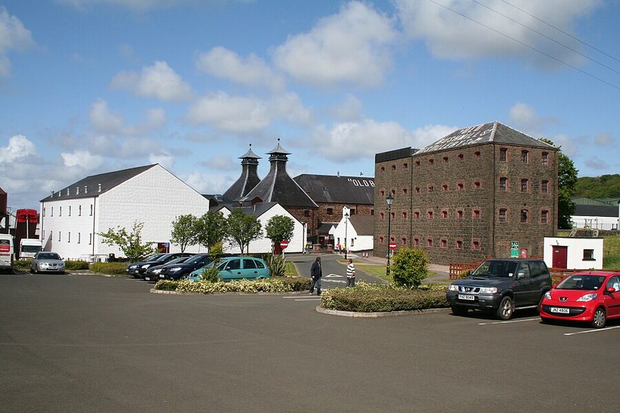 The Old Bushmills Distillery in County Antrim, working since 1608