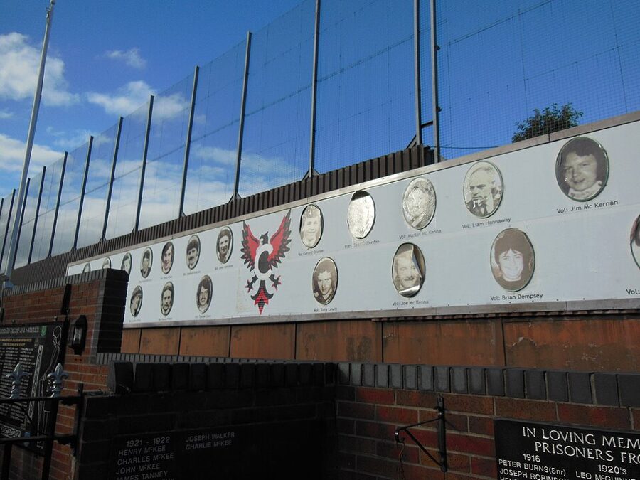 The Clonard Martyrs Memorial Garden on Bombay Street, Belfast