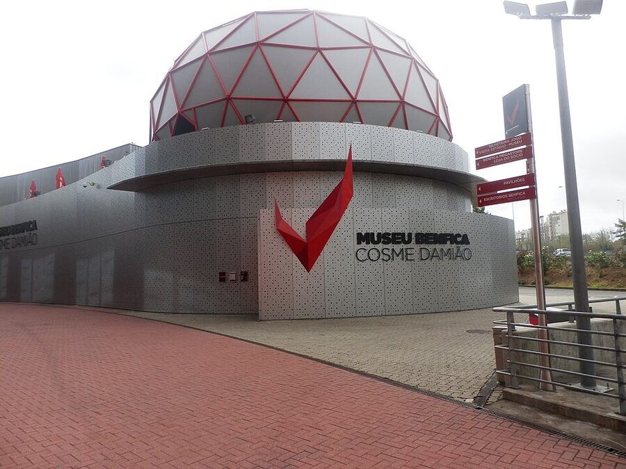 Benfica Museum dome ceiling Lisbon
