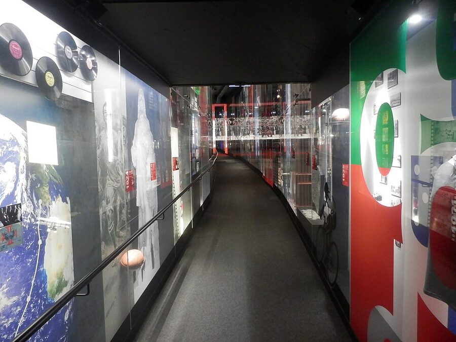 Hallway inside Benfica Museum Cosme Damiao