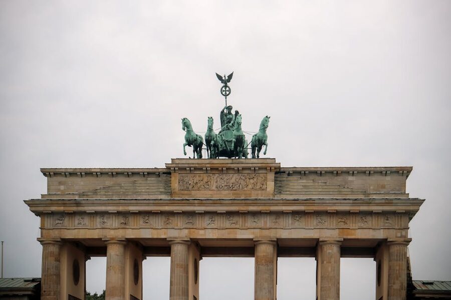 Brandenburg Gate Berlin landmark sandstone neoclassical arch