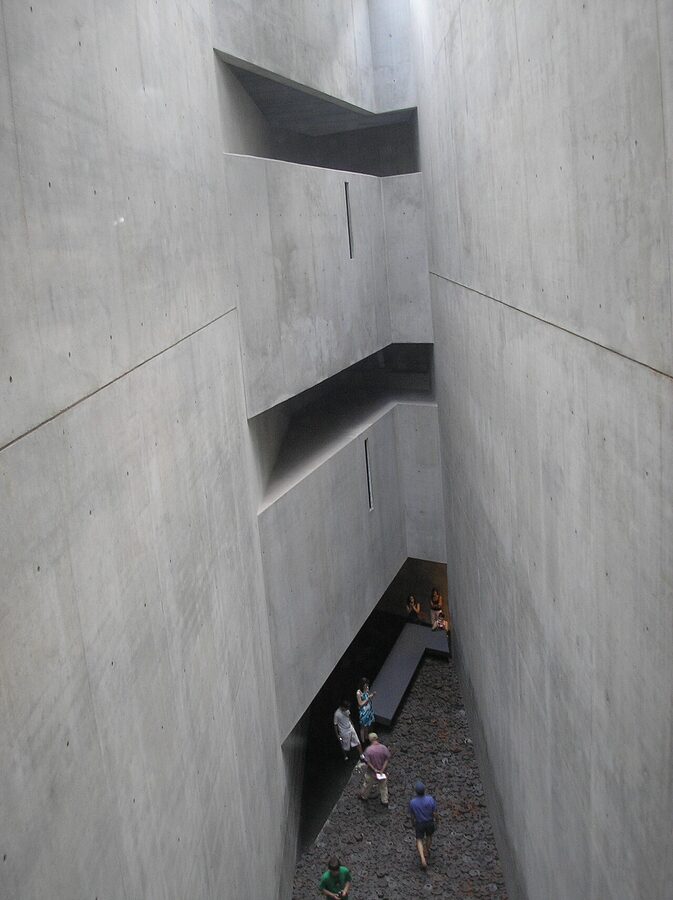 Memory Void interior at Jewish Museum Berlin