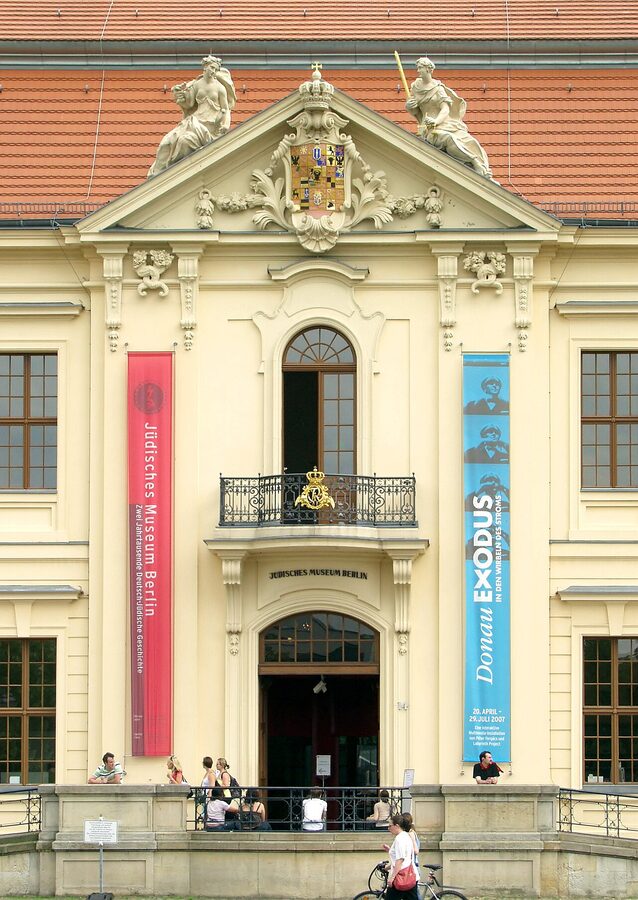 Jewish Museum Berlin Old Building entrance on Lindenstrasse