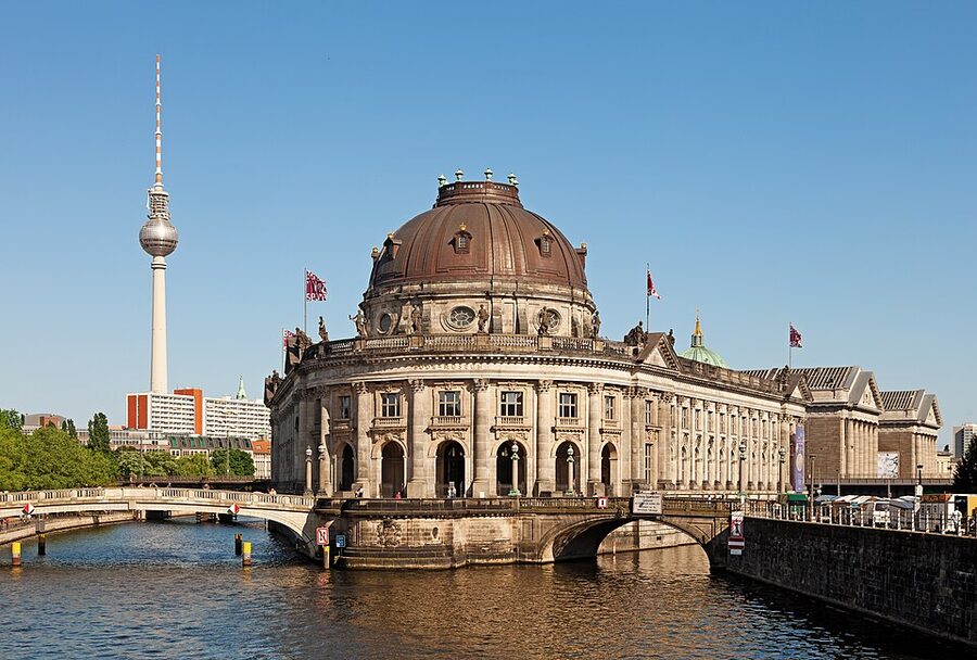 Berlin Museumsinsel and Fernsehturm in the background