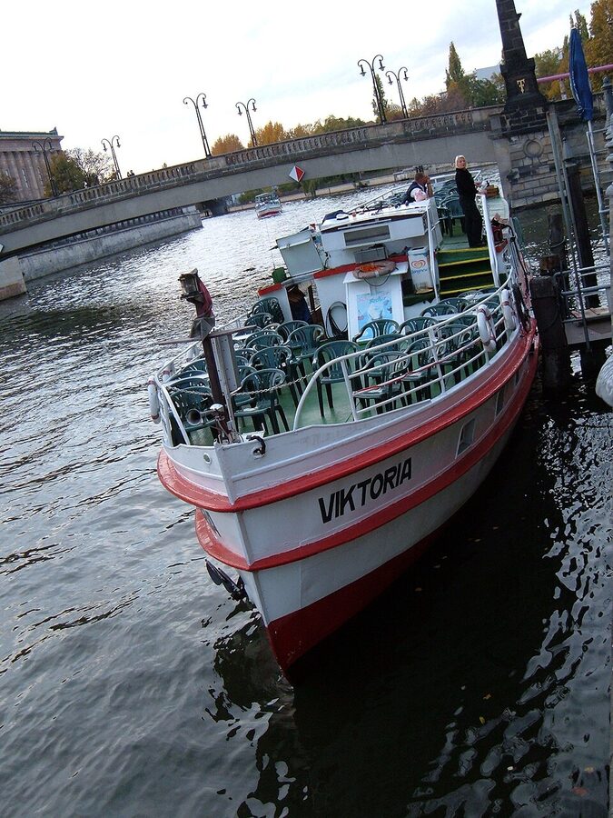 Spree River cruise boat with passengers
