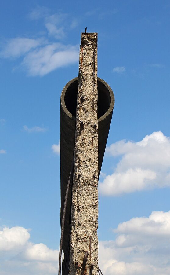 Berlin Wall original section preserved at Niederkirchnerstrasse