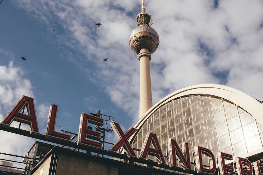 Alexanderplatz Station with Berlin TV Tower above