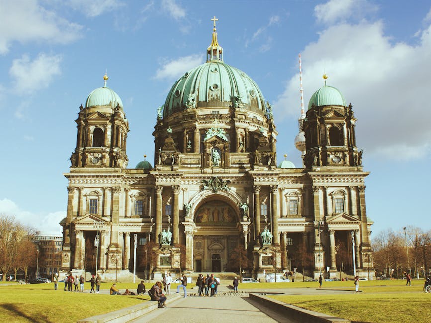 Berliner Dom Berlin Cathedral with copper-green domes