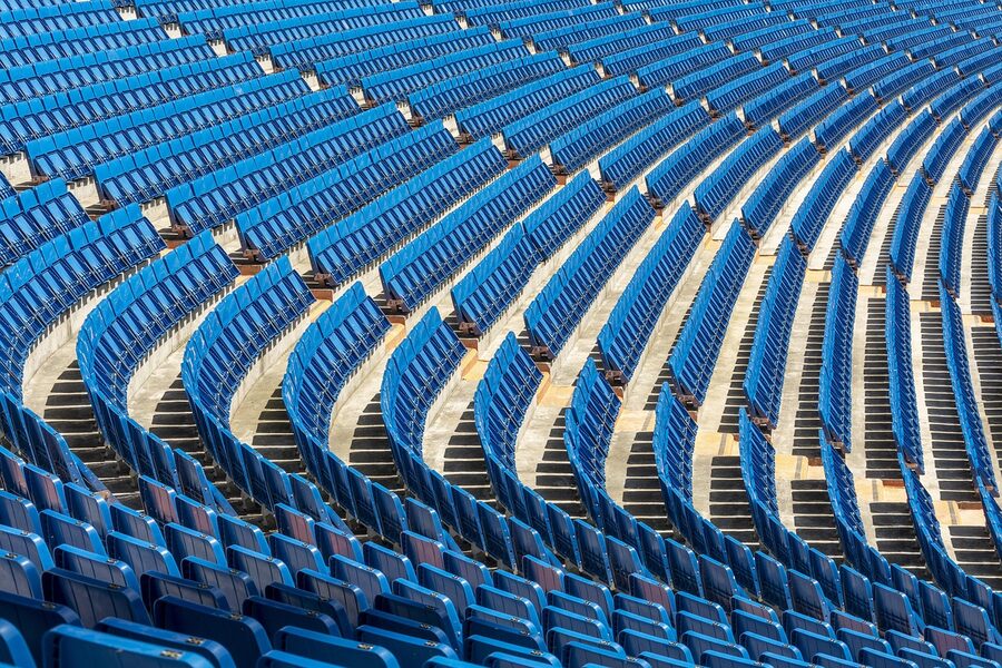 Bernabéu stadium seats and architecture