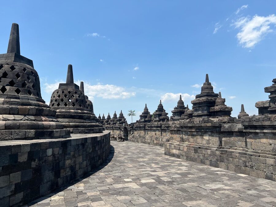 Borobudur Temple nine-tier stone stupa Java Indonesia