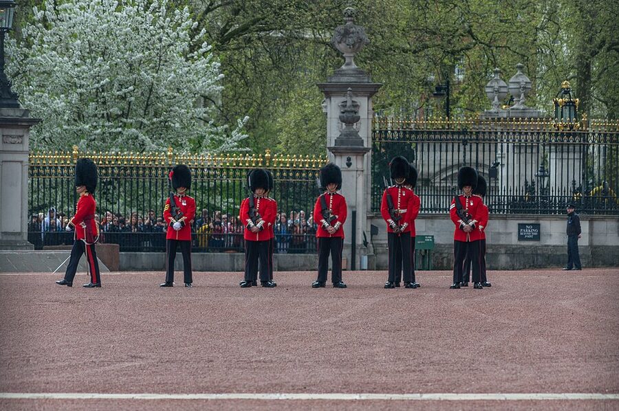 Changing the Guard ceremony at Buckingham Palace