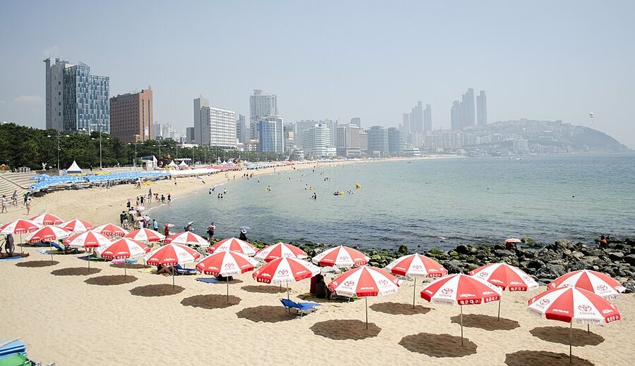 Haeundae Beach in Busan