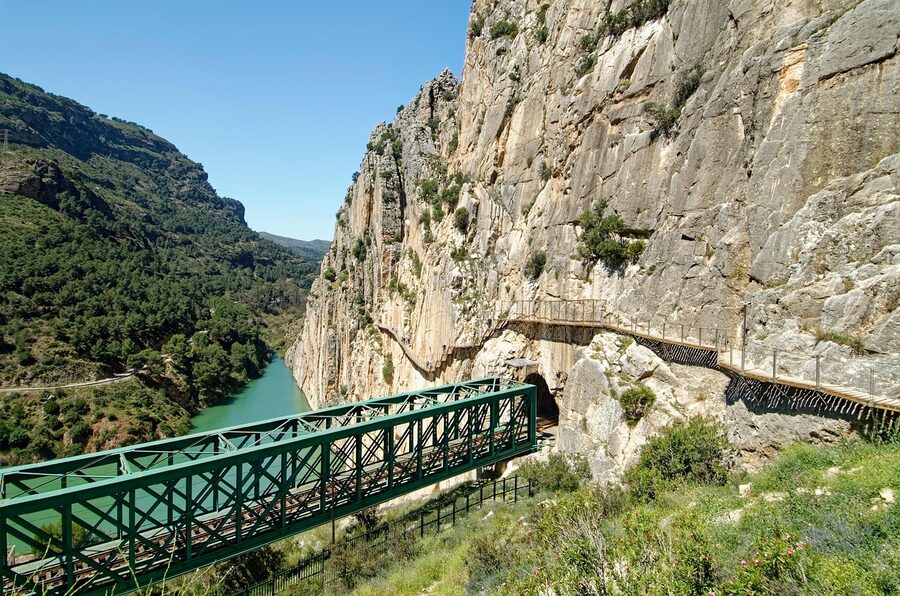 Caminito del Rey Andalusia path detail