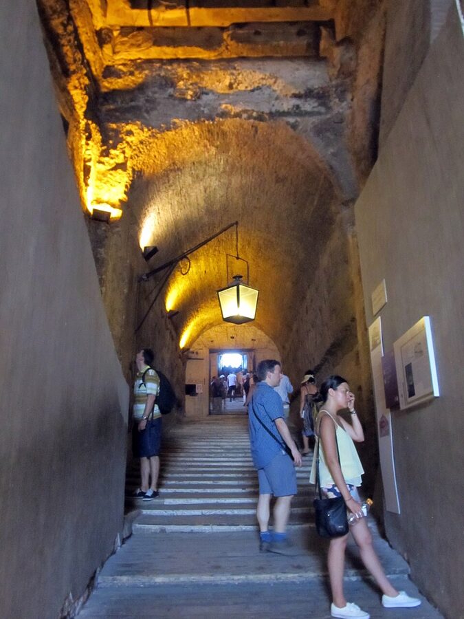 Castel SantAngelo courtyard interior