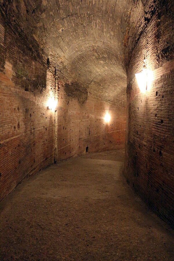Helicoidal ramp inside Castel SantAngelo