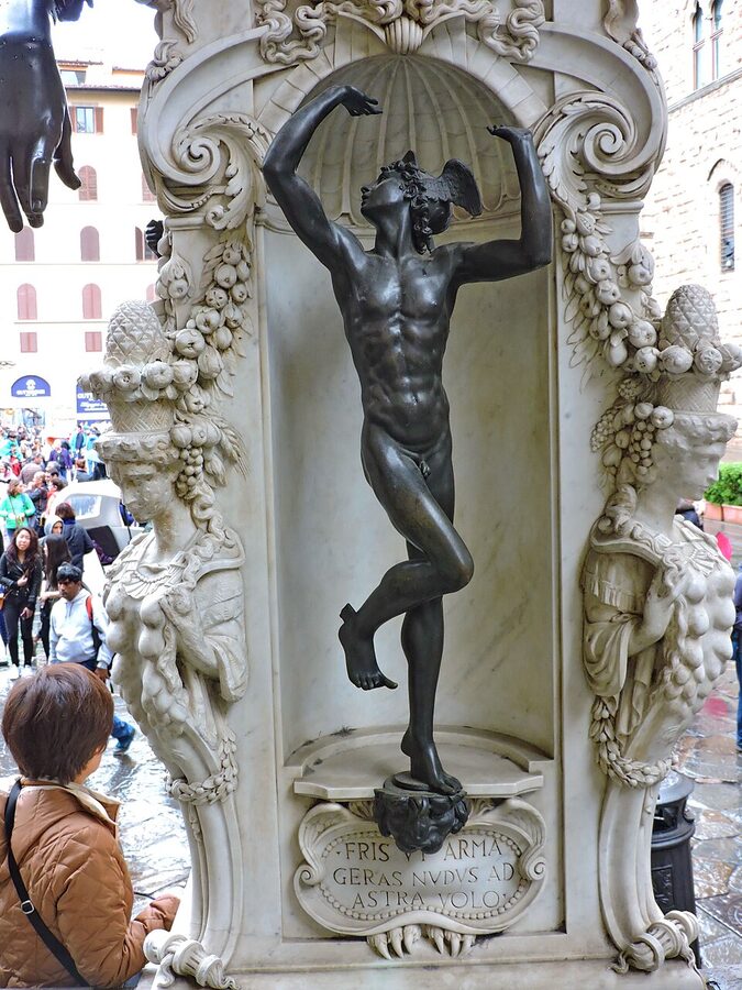 Cellini Perseus with the Head of Medusa Loggia dei Lanzi Florence