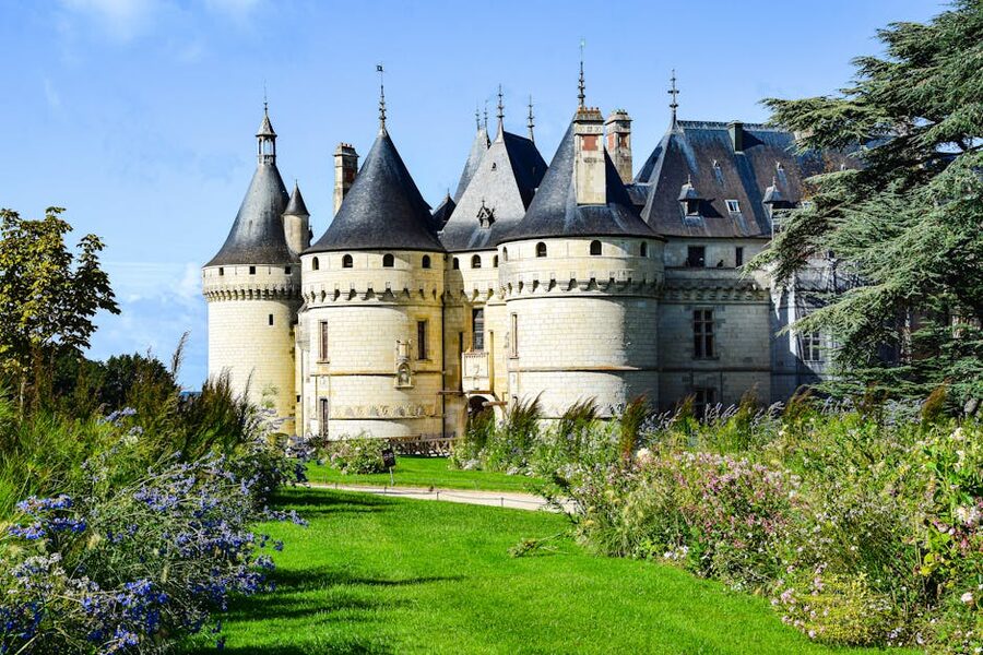 Chateau de Chaumont towers Loire Valley