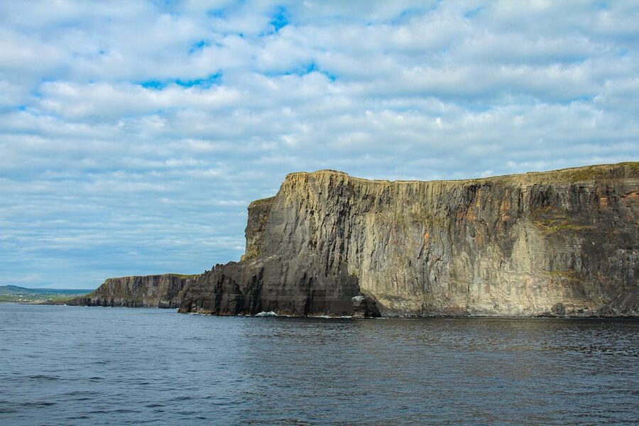 Cliffs of Moher under dramatic cloudscape