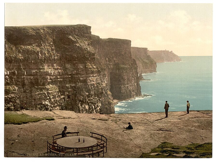 Cliffs of Moher postcard from circa 1890-1900