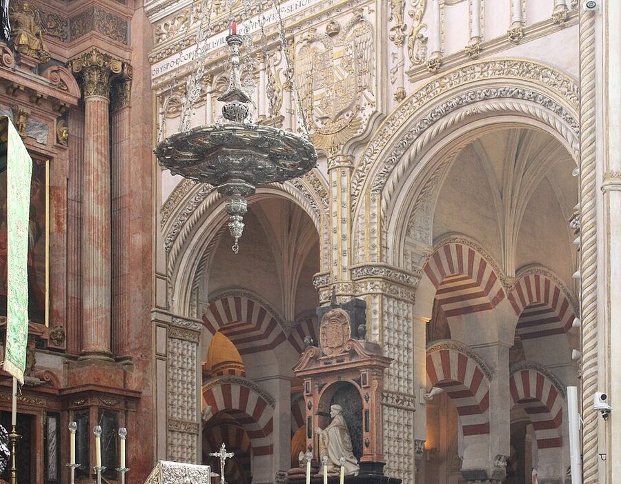 Mezquita-Catedral exterior showing the blending of Christian and Moorish architecture